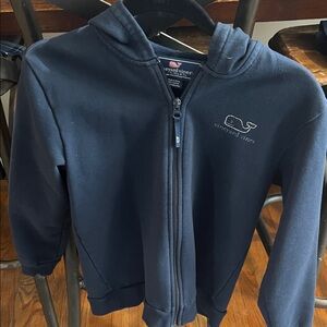 Vineyard Vines Kids Dark Blue Zip-Up Hoodie